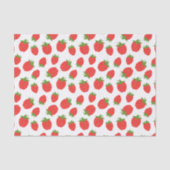Cute Strawberry Pattern Tissuepapier (Voorkant)