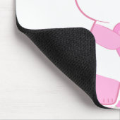 Cute Strawberry roze Kawaii Panda beer Muismat (Hoek)