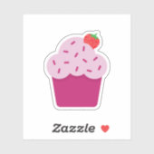 Cute Strawberry Shortcake Sticker (Vel)