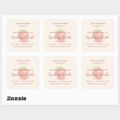 Cute Strawberry - Sweet Valentine Candle Label (Vel)