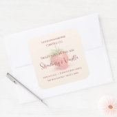 Cute Strawberry - Sweet Valentine Candle Label (Envelop)