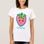 Cute Strawberry T-shirt (Voorkant)