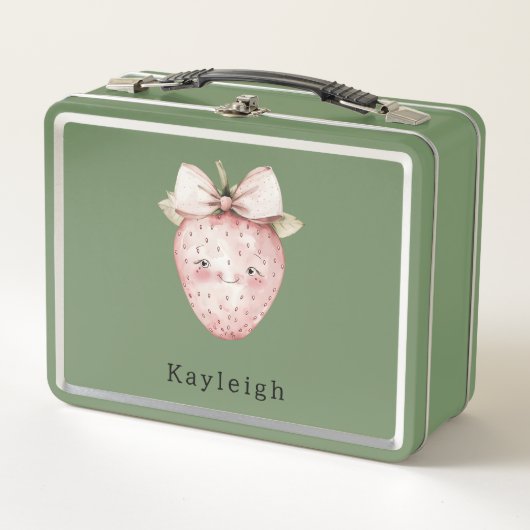 Cute Strawberry with Bow (Voorkant)