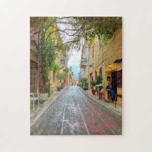 Cute Street in Athene Griekenland Legpuzzel