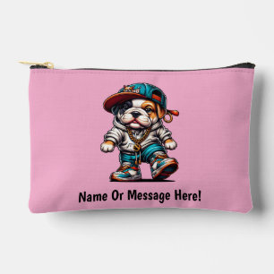 Cute Streetwear Bulldog Gepersonaliseerde Kleine Etui