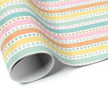 Cute strepen en polka dots in pastelkleuren