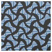 Cute Striped Bowties Blue Baby Boy Stof (Swatch)