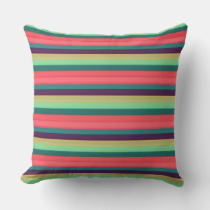 Cute Striped kleuren Kussen