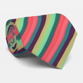 Cute Striped  kleuren Stropdas (Opgerold)