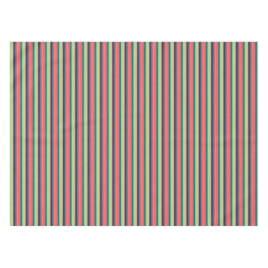 Cute Striped kleuren Tafelkleed (Voorkant (Horizontaal))