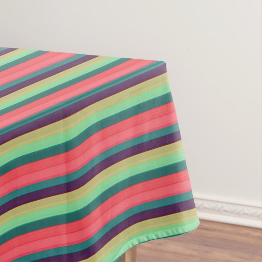 Cute Striped kleuren Tafelkleed (Voorbeeld)