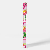 Cute Stripes en Flowers iPhone 7 Hoesje (Achterkant / Rechts)