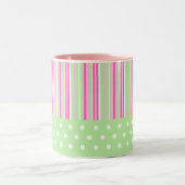 Cute Stripes en Polka Dots mok (Center)