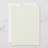 Cute Stripes Scallops Border Grad Announcement Kaart (Achterkant)