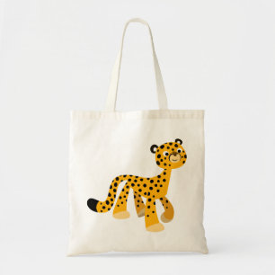 Cute Stroll Cartoon Cheetah Bag Tote Bag