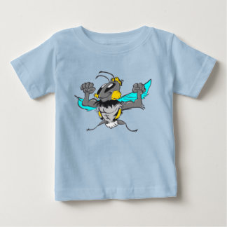 Cute Strong Bumble Bee Cartoon T-Shirt