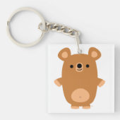 Cute Strong Cartoon Beer AcrylSleutelhanger Sleutelhanger (Voorkant)