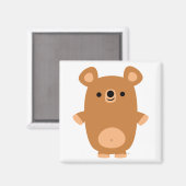 Cute Strong Cartoon Beer magnet (Voorkant / Achterkant)