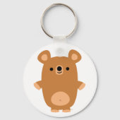 Cute Strong Cartoon Beer sleutelhanger (Voorkant)