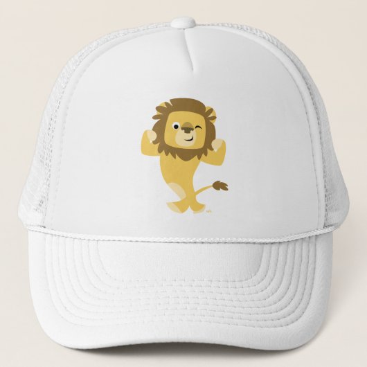 Cute Strong Cartoon Lion Pet (Voorkant)