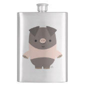 Cute Strong Cartoon Pig Classic Flask Flacon (Voorkant)