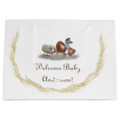 Cute Stuffed Animal Thmed Gift Bag Groot Cadeauzakje (Voorkant)