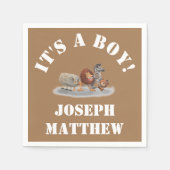 Cute Stuffed Animals Thmed Napkins Servet (Voorkant)