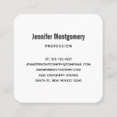 Cute Stuffed Beer Rustic Wooden Backdrop Vierkante Visitekaartje (Achterkant)