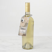 Cute stuffed Beer Rustic Wooden Wall Flessenhanger (Schuin)