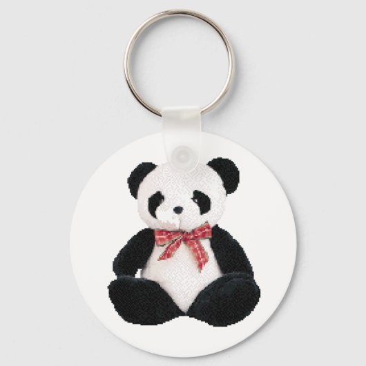 Cute Stuffed Panda Sleutelhanger (Voorkant)