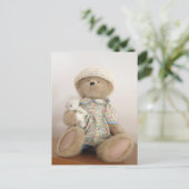Cute Stuffed Teddy Bear Briefkaart (Staand voorkant)