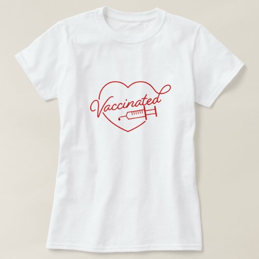 Cute  Style gevaccineerd T-shirt (Design voorkant)