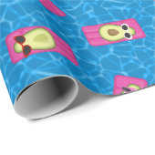 Cute Stylish Avocados Cadeaupapier (Rol Hoek)