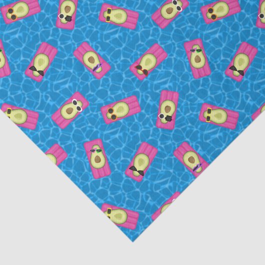 Cute Stylish Avocados Tissuepapier (Detail)