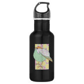 Cute Stylish Framed Pastel Songbird Waterfles (Voorkant)