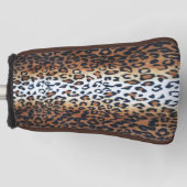 Cute Stylish Trendy Leopard Animal Print Golfheadcover (Voorkant)