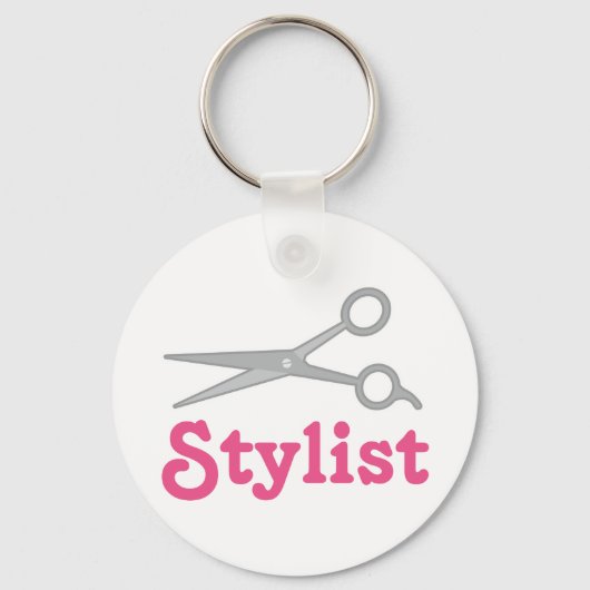 Cute Stylist Sleutelhanger (Voorkant)