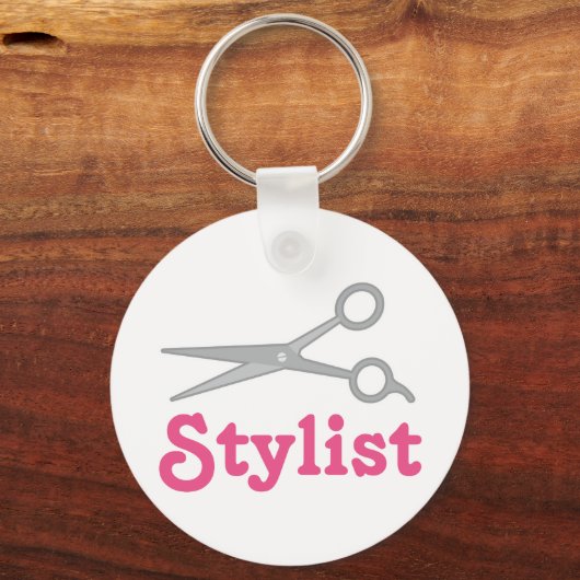 Cute Stylist Sleutelhanger (Voorkant)