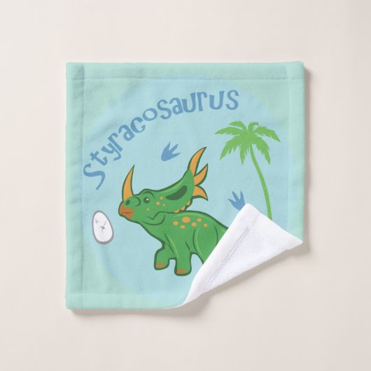 Cute Styracosaurus Washandje (Wasdoekje)