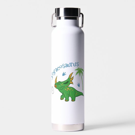 Cute Styracosaurus Waterfles (Voorkant)