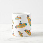 Cute Submarine Patroon Koffiemok (Center)