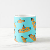Cute Submarine Patroon Koffiemok (Center)
