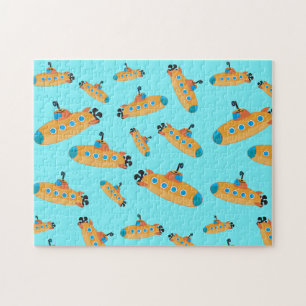 Cute Submarine Patroon Legpuzzel