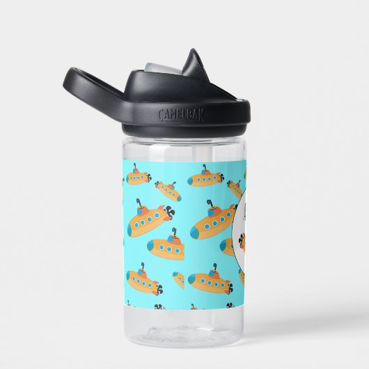 Cute Submarine Pattern School Waterfles (Rechts)