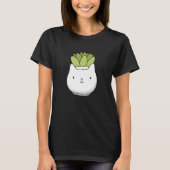 Cute succuled pot t-shirt (Voorkant)