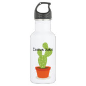 Cute succulent cactus - Cactus Juice Waterfles (Voorkant)