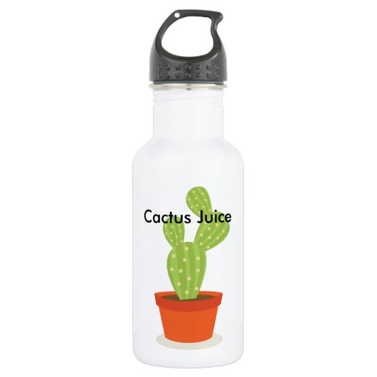 Cute succulent cactus - Cactus Juice Waterfles (Voorkant)