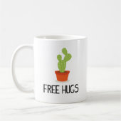 Cute succulent cactus free hugs koffiemok (Links)