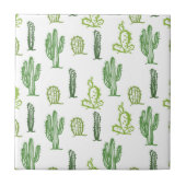 Cute Succulent Lovely Cactus Decorative Tile Tegeltje (Voorkant)
