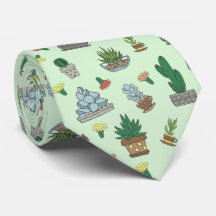 Cute Succulent Potent Planten Pattern